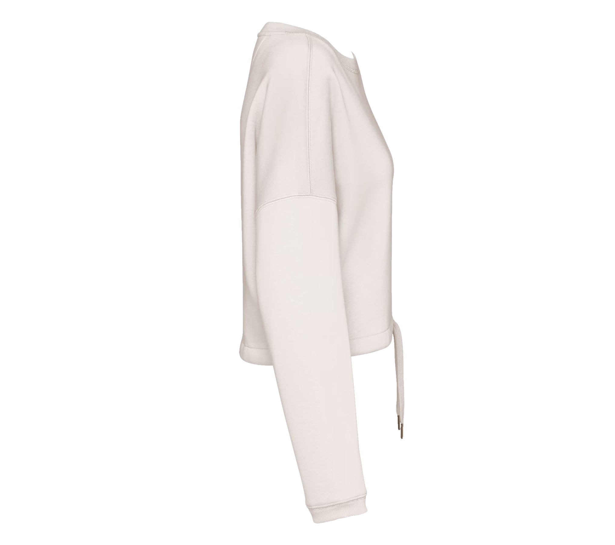 SUDADERA CROP MUJER SAND