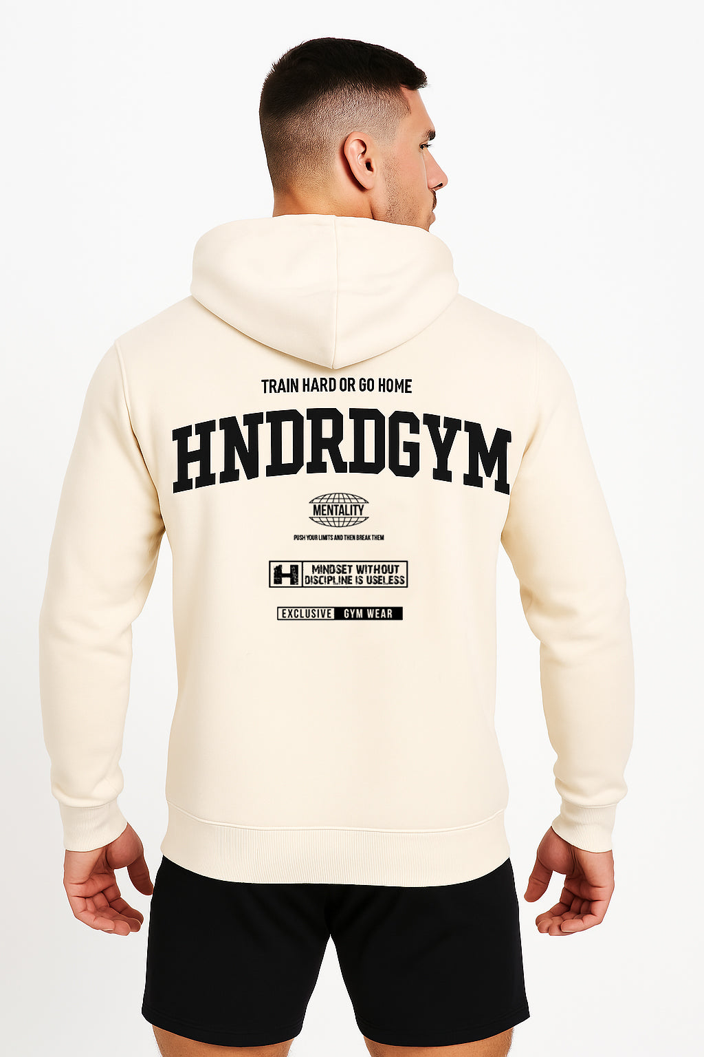HOODIE WHITESAND HNDRDGYM