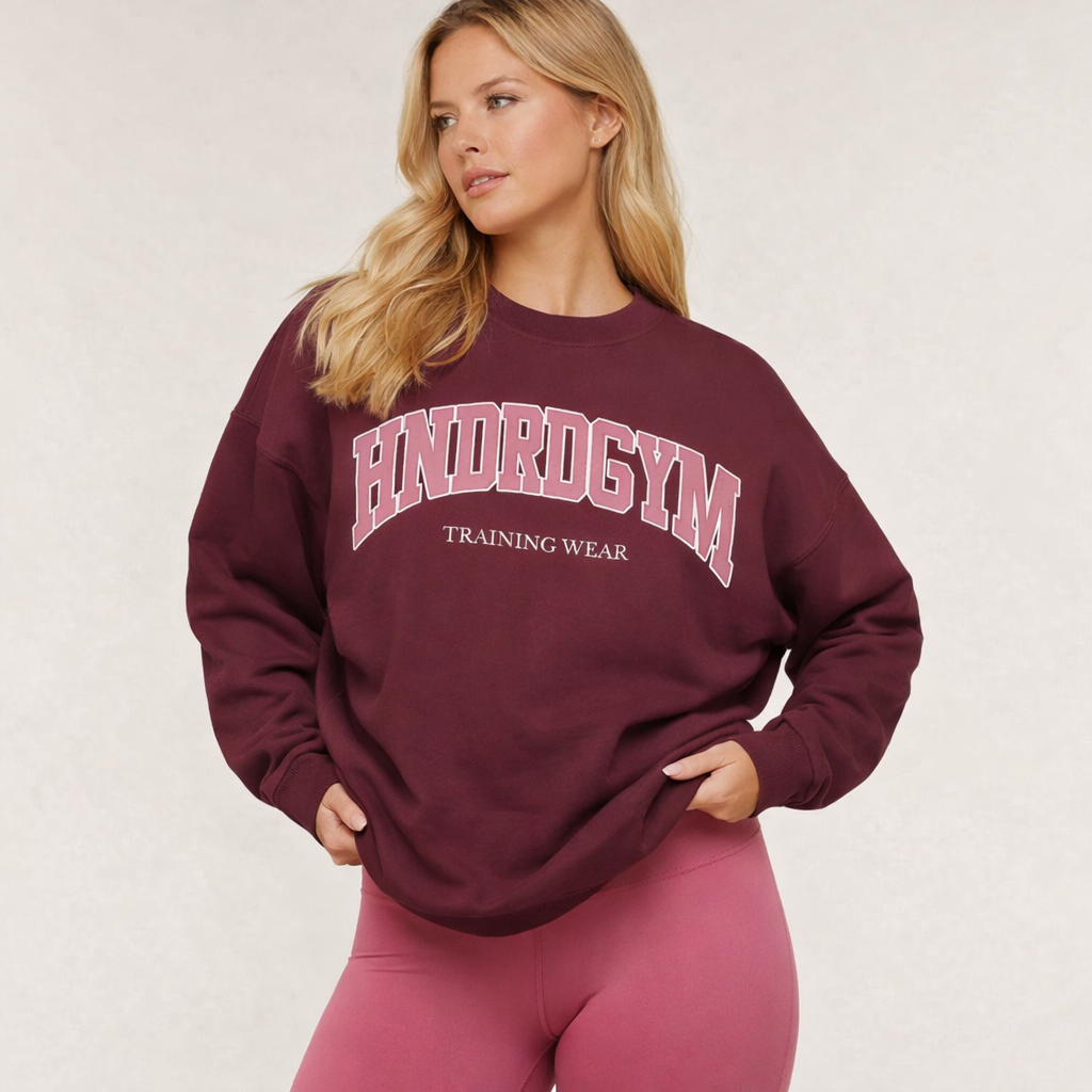 UNIVERSITY HOODIE CHERRY